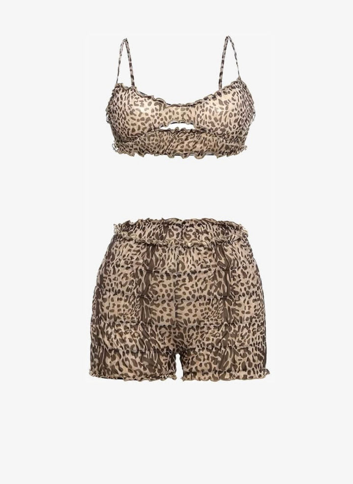 Léopard Two Piece Set